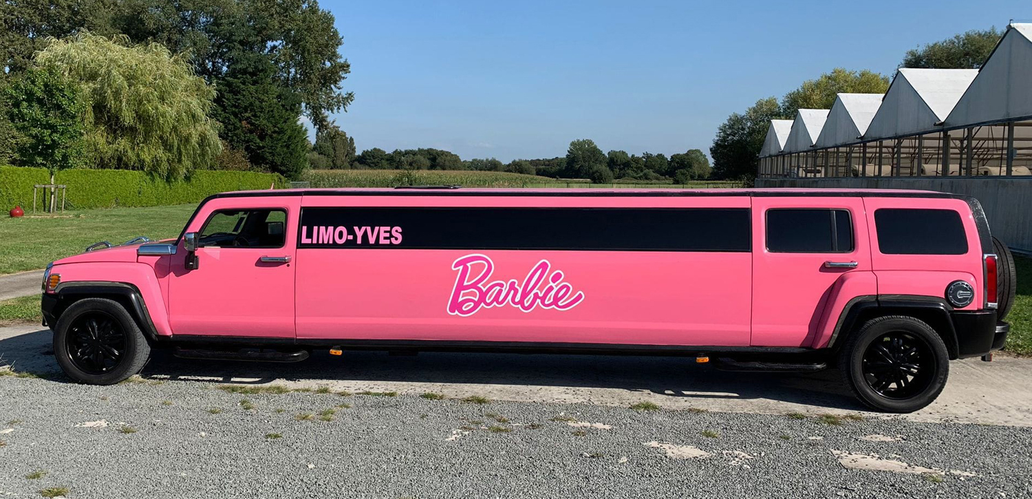 Roze Hummer Limousine